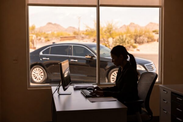 Travel agent booking black car service in Phoenix and Scottsdale for clients
