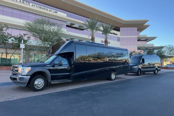 35-passenger executive mini bus and Standard Sprinter - Phoenix group transportation