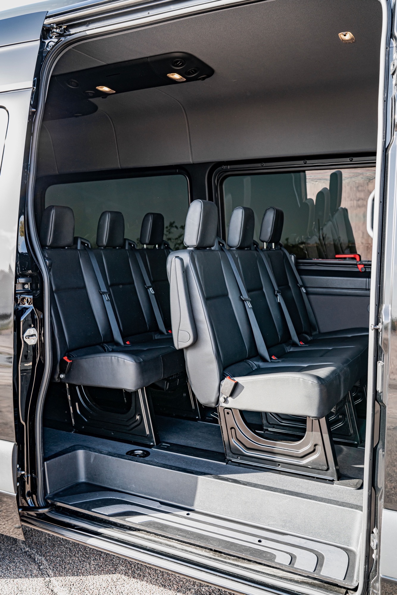 Executive Mercedes Sprinter interior for corporate groups in Scottsdale