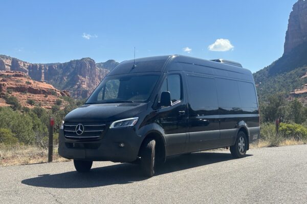 Standard Mercedes Sprinter van exterior - Phoenix Professional Car Service